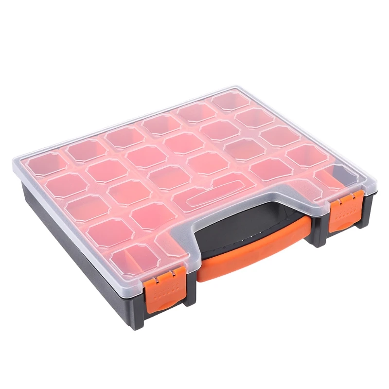 Plastic Small Parts Box, Dividing Case, Portable Screw Classification,  Storage with Cover, Stacked Electronic Component Storage - AliExpress