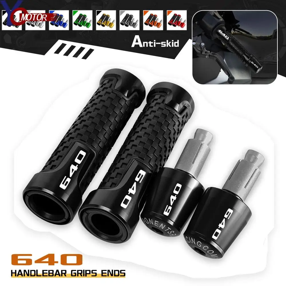 

FOR 640LC4 1999-2003 2004 2005 2006 640 LC4 640-LC4 Motorcycle Handle Bar End Handlebar Grips Cap Anti Vibration Plug CNC Parts