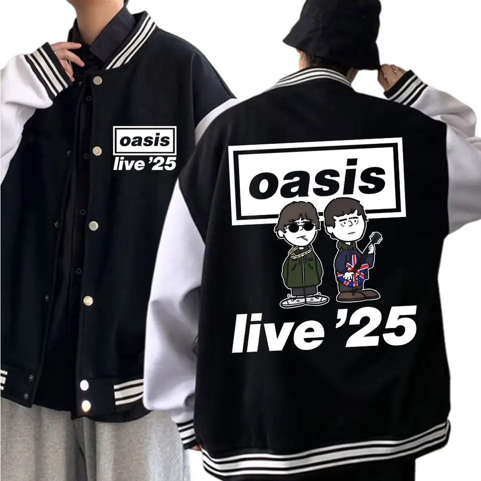 オアシス Oasis Live'25 Harrington Jacket Oasis Live 25 Merch Logo