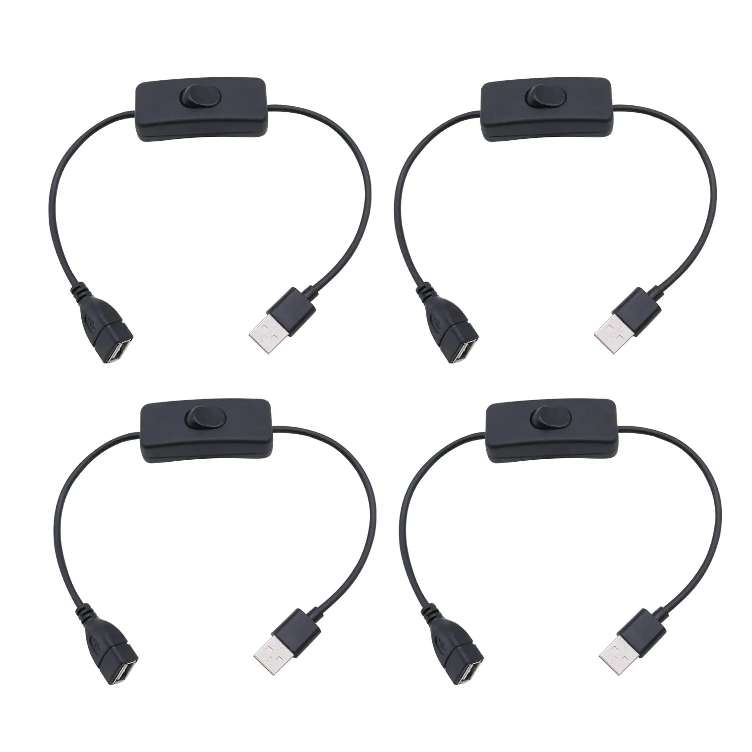 Toggle Switch USB Cable with Switch ON/OFF Cable Extension Toggle for USB LED String Gadget Power Supply Device Tools