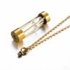 Unisex Religious Time Memory Hourglass Glass Cremation Jewelry Urn Necklace for Ashes Urn Cremation Jewelry Keepsake Memory 5