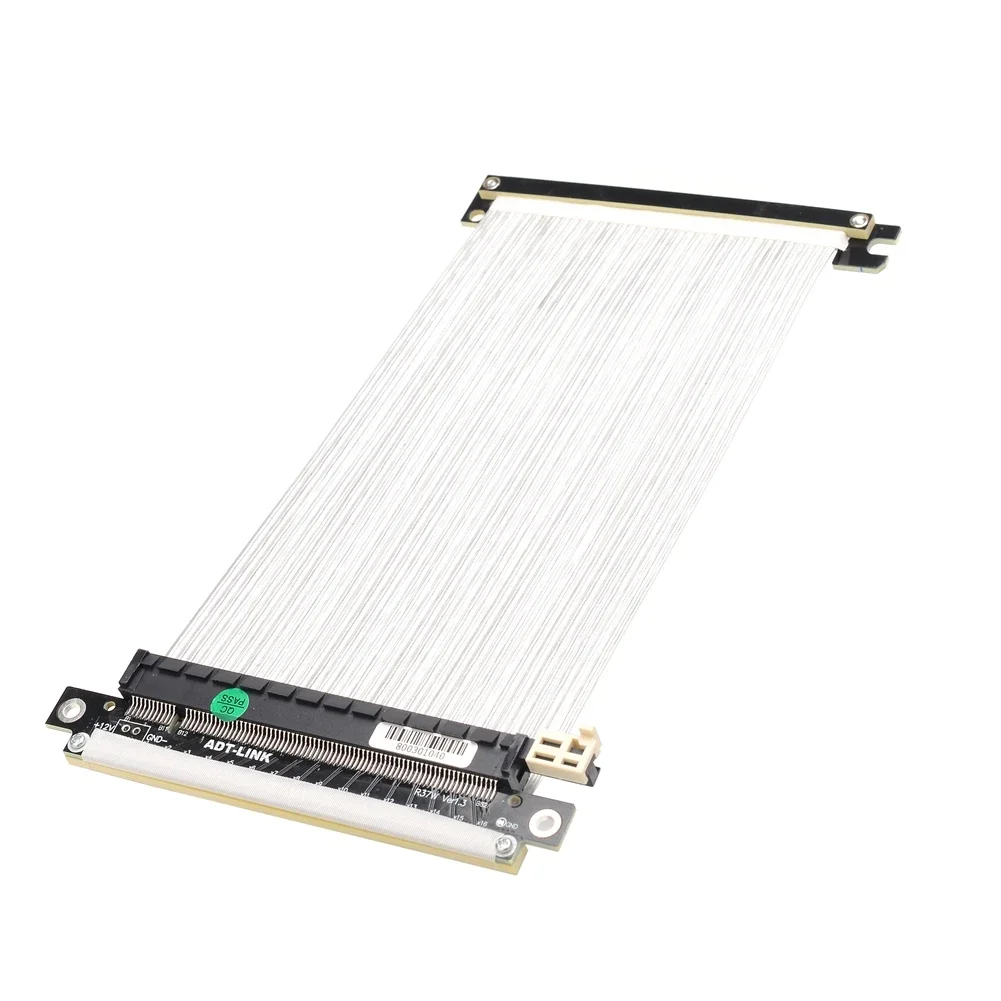 Adt-link-cabo de Extensão Reversa Dupla Pcie 4.0 3.0x16 Riser Cabo Rtx 3090 Placa Gráfica Rx6800xt Itx a4 pc Case Pci-e 16x Gen4 - Imagem 5