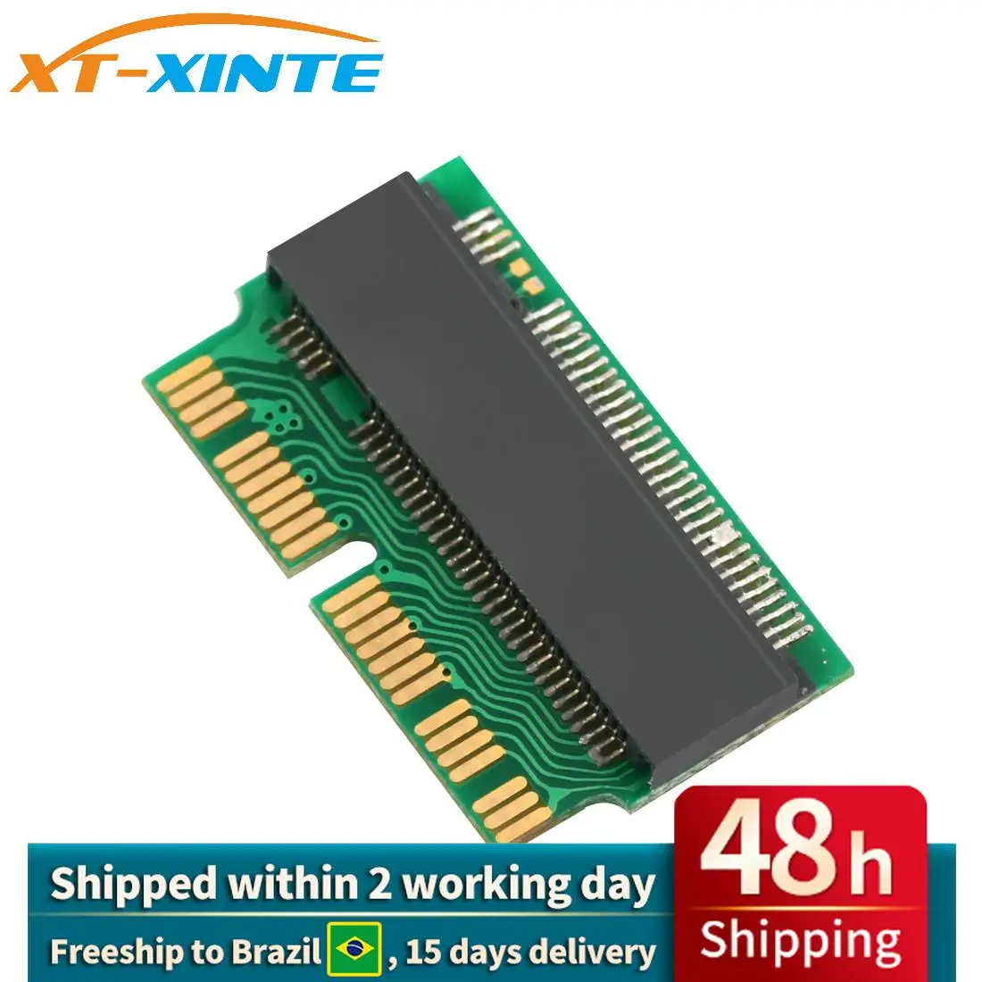 M2 NVMe PCIe M.2 NGFF-SSD 어댑터 카드, 애플 노트북 맥북 에어 프로 2013 2014 2015 A1465 A1466 A1502 A1398 PCIEx4