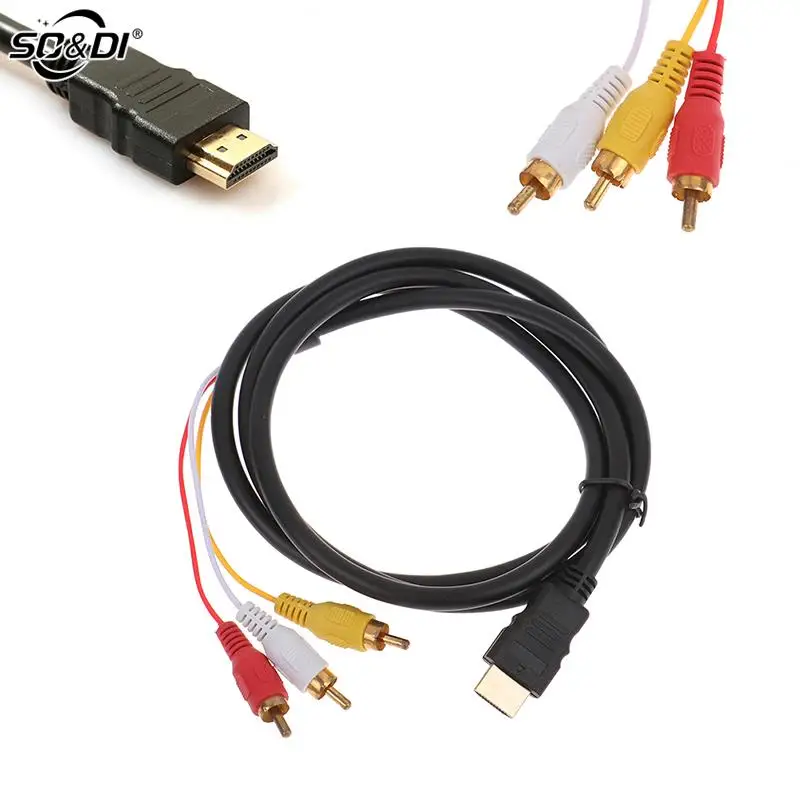 1.5m    Ʈ AV  ̺, HDTV,  HDMI, 3 RCA ׷  Ʈ ȣȯ, TV 