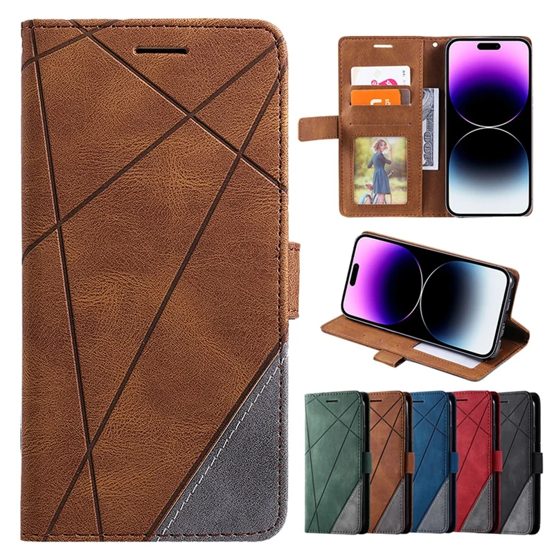 2024 Custodia A Portafoglio Per Iphone 15 Pro Max 15 15 Pro 15 Plus Iphone 14 13 12 11 Pro Max Xr Xs Max 7 8 Plus Se Flip In Pelle Pu