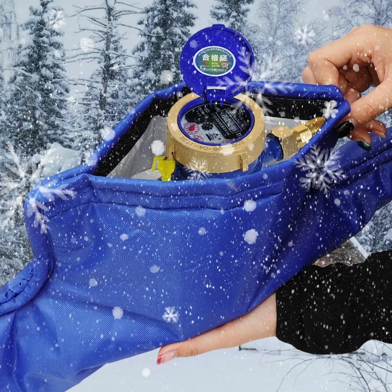 Outdoor Water Meter Insulation Sleeve - Waterproof & Winter-Resistant, 25x56cm
