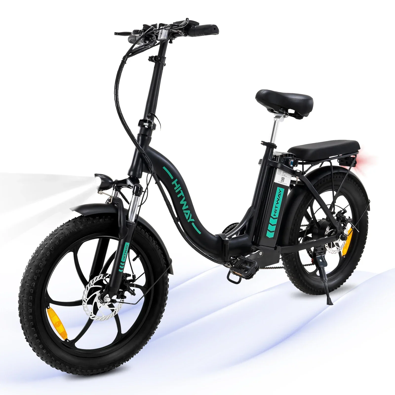 new BK6S HITWAY 36V 250W Lithium Battery Mountain Electric Bike 20inch Fat Tire Electric Bicycle