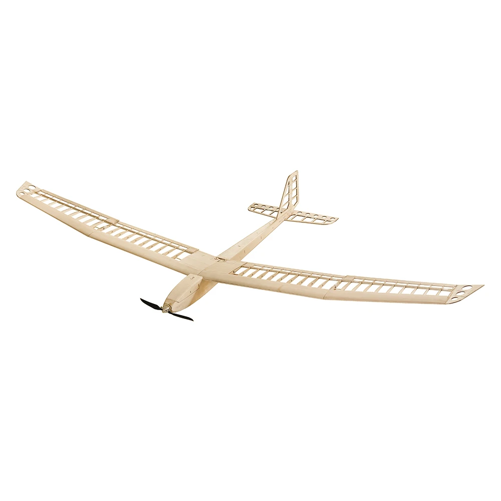 Construction en kit de planeur en bois balsa et lanceur - Corvus