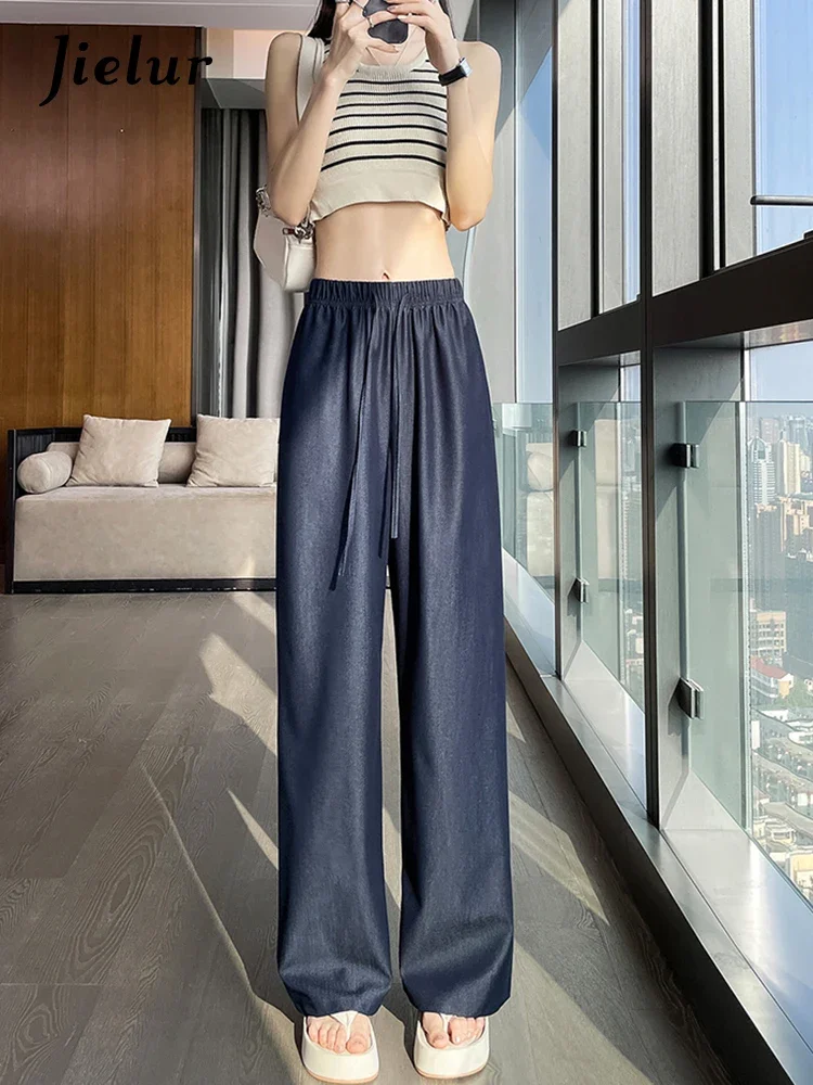 Рисунок 5 - Женские прямые брюки с завышенной талией Jielur