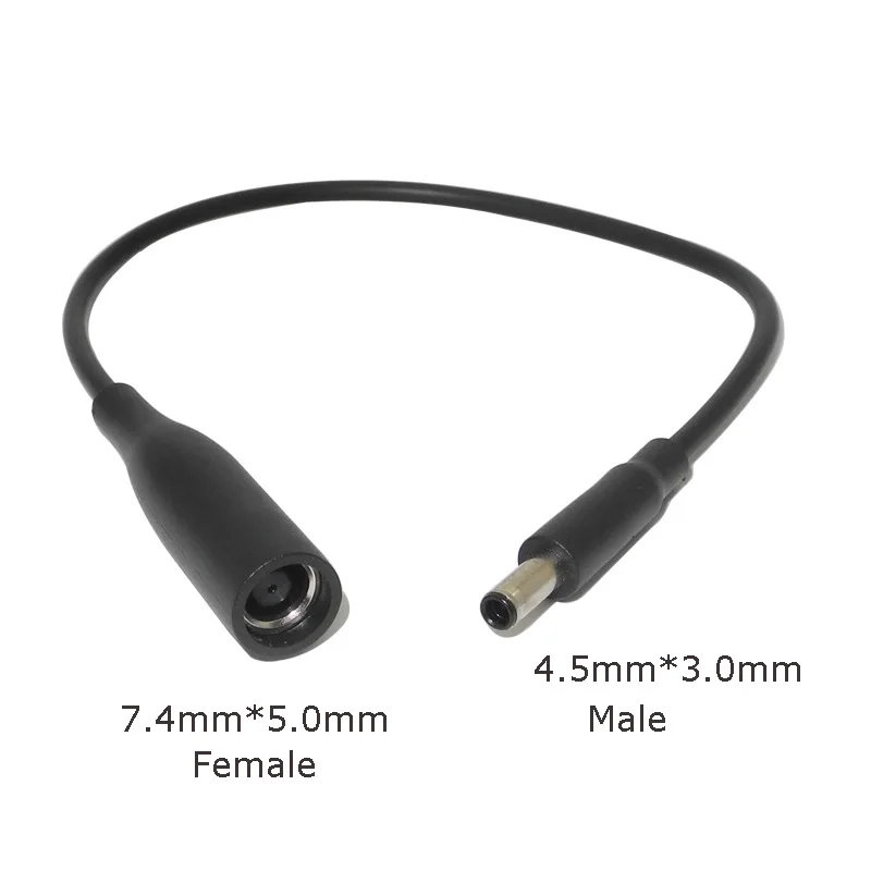 7.4mm na 4,5 mm dongle stejnosměrný energie konvertor lanko bovdenu  D5G6M, 0D5G6M, 57J49, 331-9319 pro rokle M3800 XPS 12 13 15 5930 18 1810