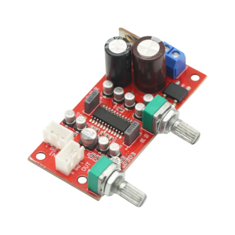 BA3884 Tone Amplifier Preamplifier Board BBE Sound Effect Exciter Treble Bass Volume Control Module