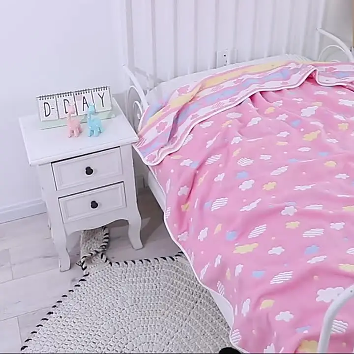 Детское одеяло WINJAUNT из хлопка 6 слоев