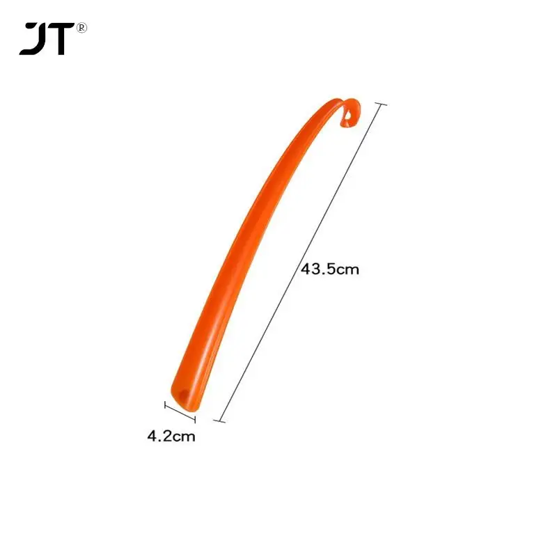 43.5cm Plastic Handle Long ShoeHorn Professional Shoe Horn Shoe Lifter Flexible Lifter Home Shoes Accessories Random color magnetic shoehorn