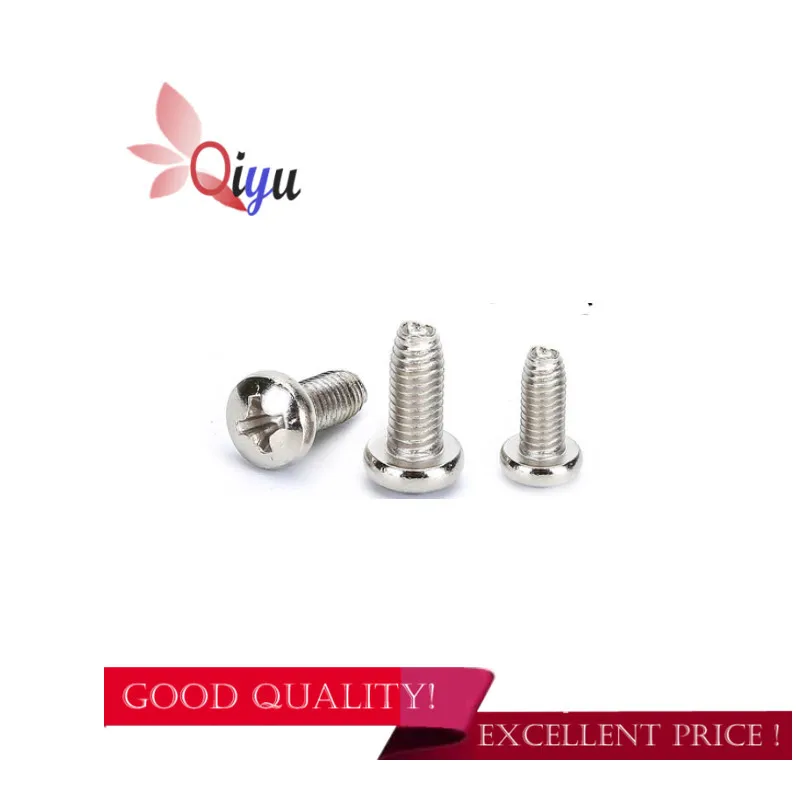 

M3 round head screw m3 x 6mm, diameter 3mm, length 6mm, 100 pcs