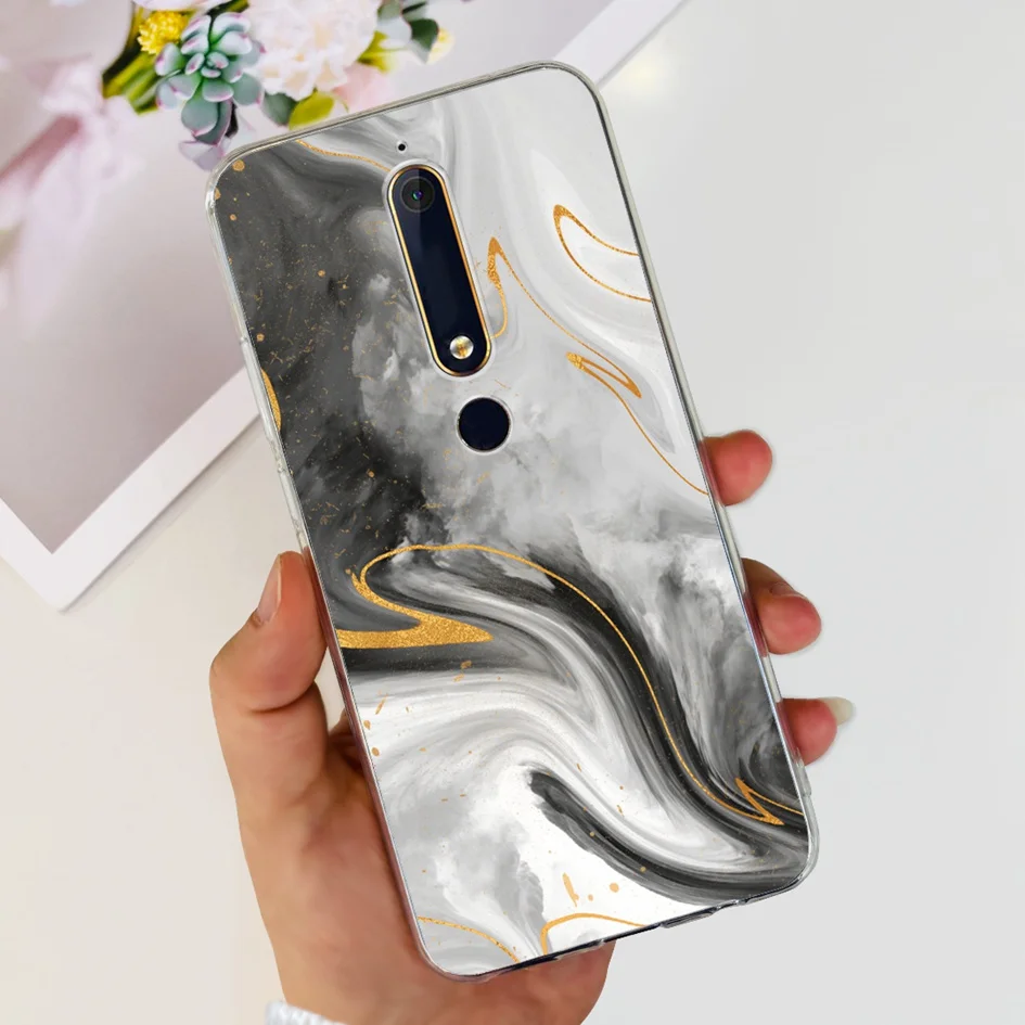 Fashion Flower Soft Silicone Bumper Phone Case in Pink