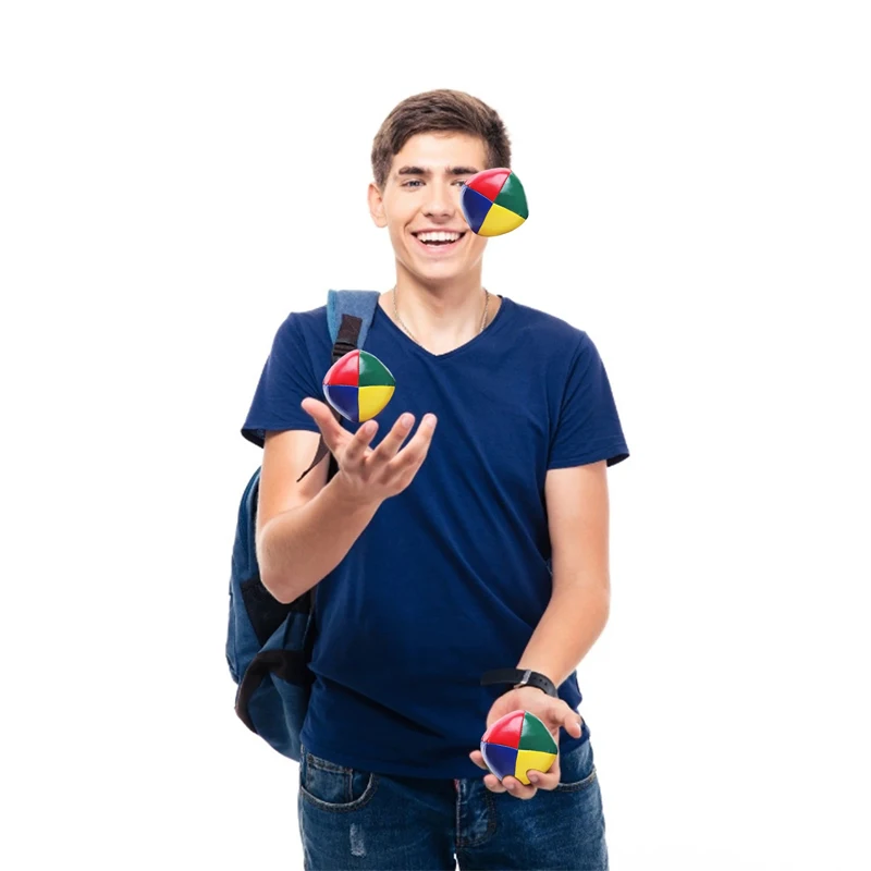 3PCS Easy Juggling Balls For Beginners Kids Adults Party Carnival Fun Favors Sensory Toys For Special Needs Adhd Autism 3