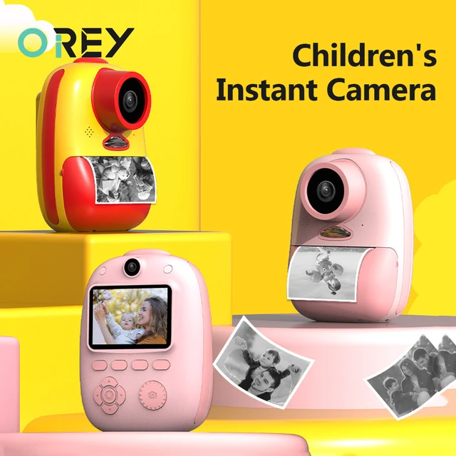 Appareil Photo Numérique À Impression Instantanée Pour Enfants, Avec Papier  Thermique, Selfie, Jouet, Cadeau D'anniversaire Pour Garçons, Diy -  AliExpress