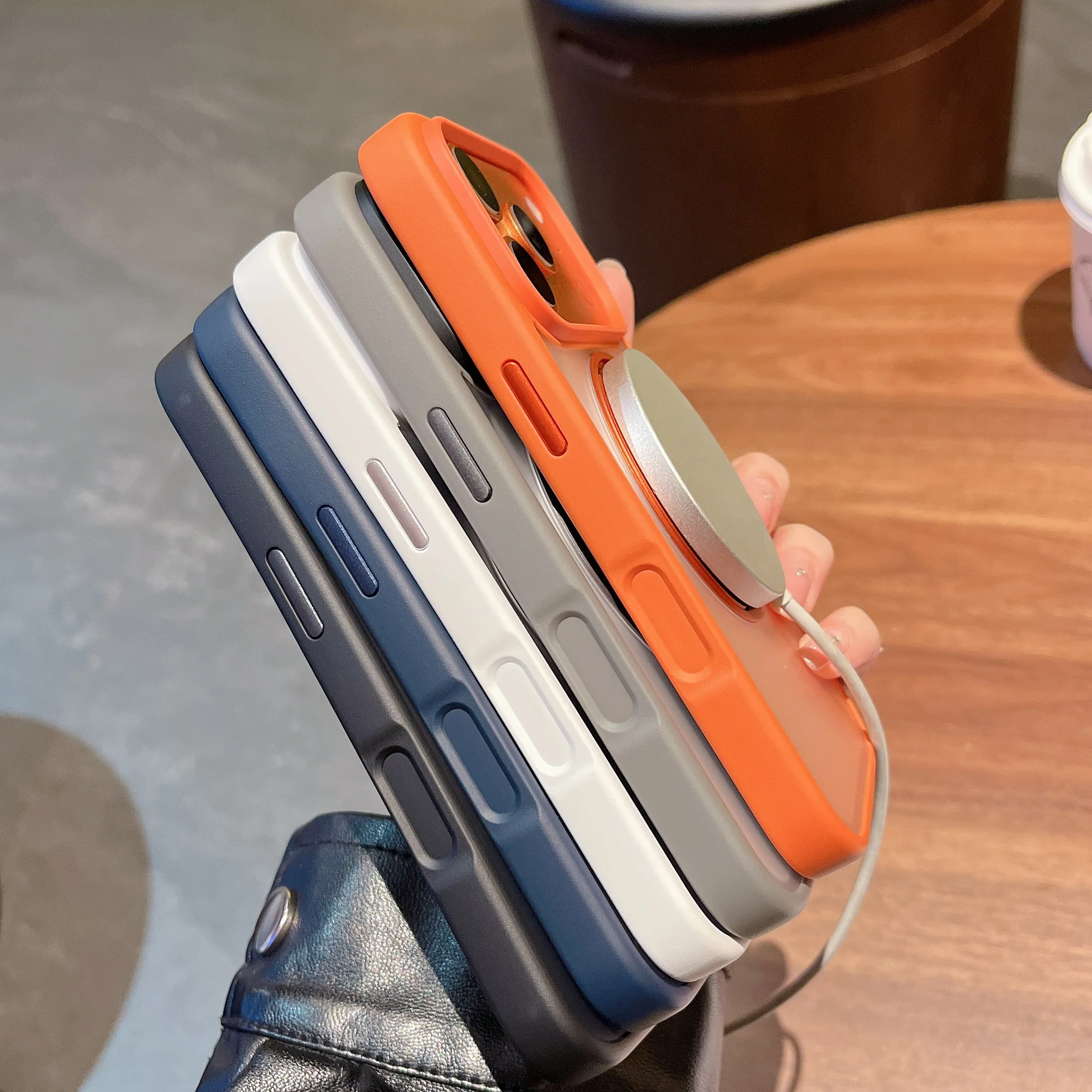 Deluxe 360-Degree Rotating Magnetic Phone Case - Shockproof Slim Fit with Stand Cover