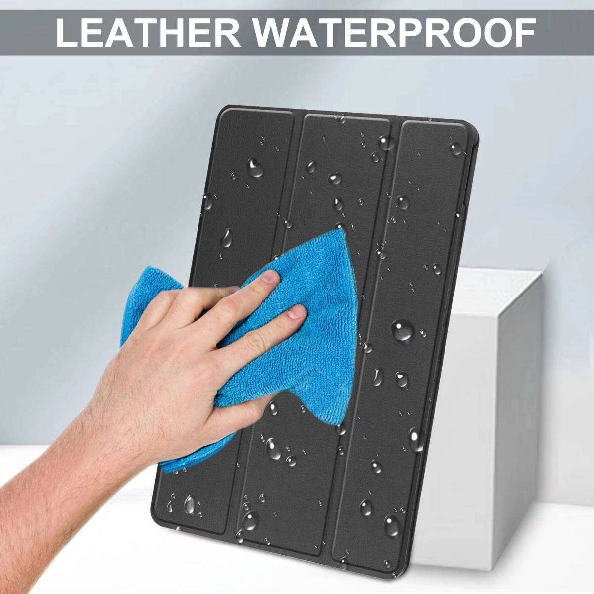 Capa de Couro pu para Tablet Estojo Tri-fold Estojo Fino Dobrável Tcl Tab 10s 9080g 10.1 9081x 2023 - Imagem 2
