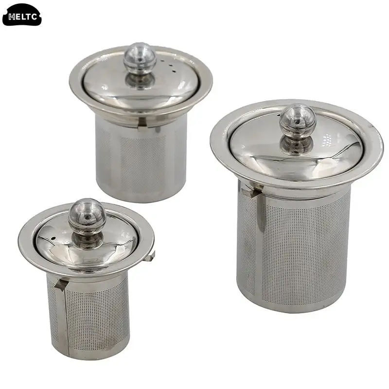 Reusable Stainless Steel Tea Strainer Mesh Infuser Basket Loose Tea Leaf Infusers Herb Filter For Mug Teapot Teaware Maker Tea Infuser Tea Strainer Tea Filter