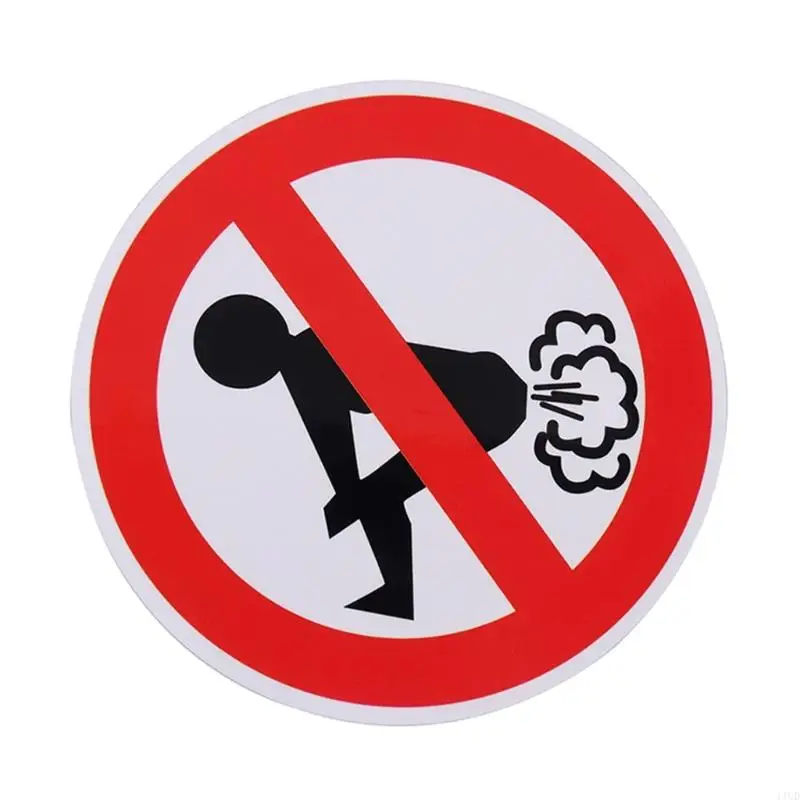 No Farting Car Motorcycles Humor Funny Sticker Waterproof Sunscreen Decals 11UD
