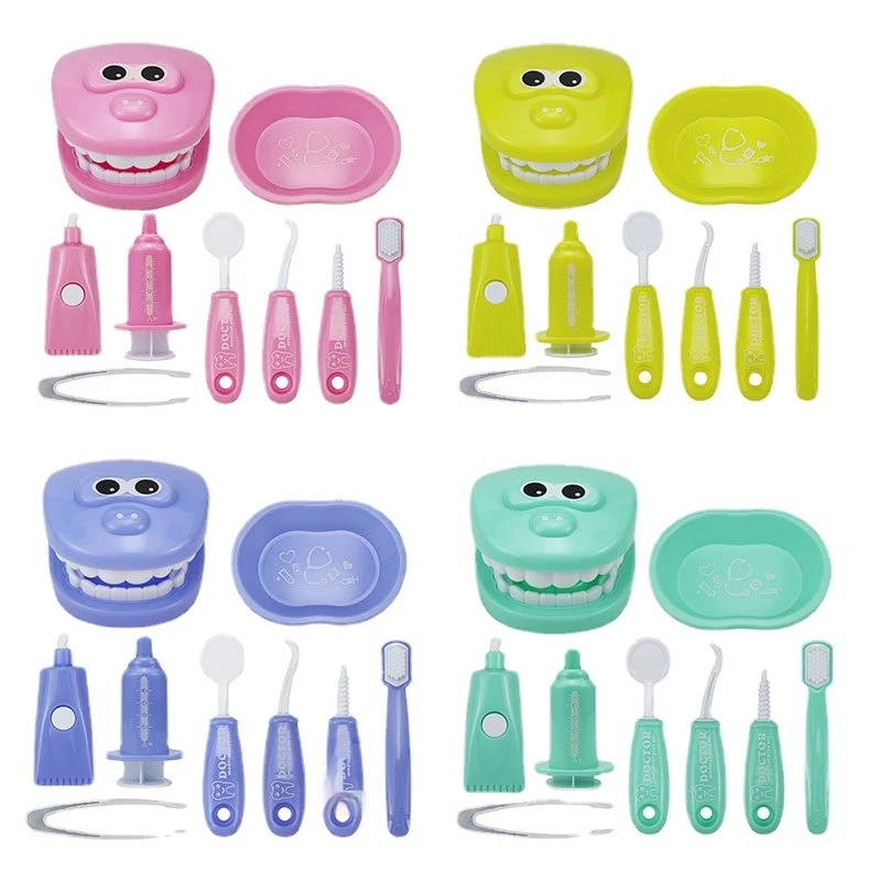 Children Montessori Toys Parent-child Interaction For Girl Boy Dentist Check Teeth Model Doctors Role Play Baby Kid Learning Toy - 5