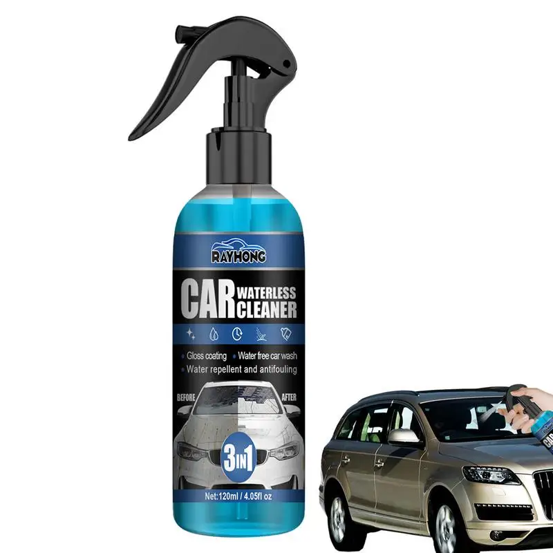 

Waterless Car Wash High Protection Waterless Car Wash Spray 3 In 1 High Protection Quick Car Coating Spray Hydrophobic Car Shine