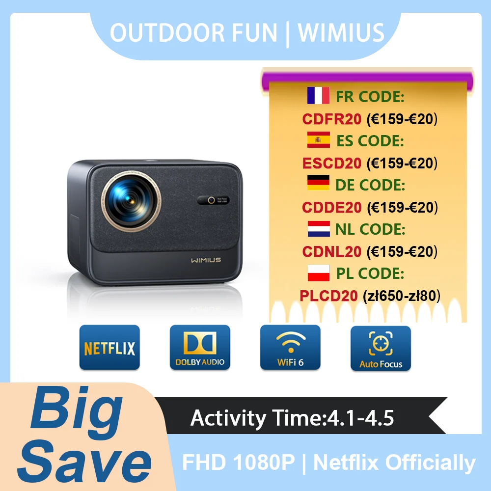 Wimius プロジェクター 4k サポート 30000 ルーメン オート