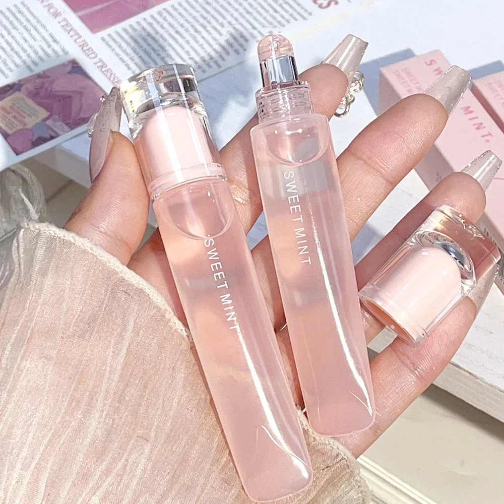 Transparent Mirror Lip Oil Glass Lip Gloss Lasting Moisturizing Colorless Tint Lips Plumper Lipgloss Korean Makeup Cosmetics lip gloss lip makeup lip glaze lip tint lip oil lip stain lip lacquer lip plumper