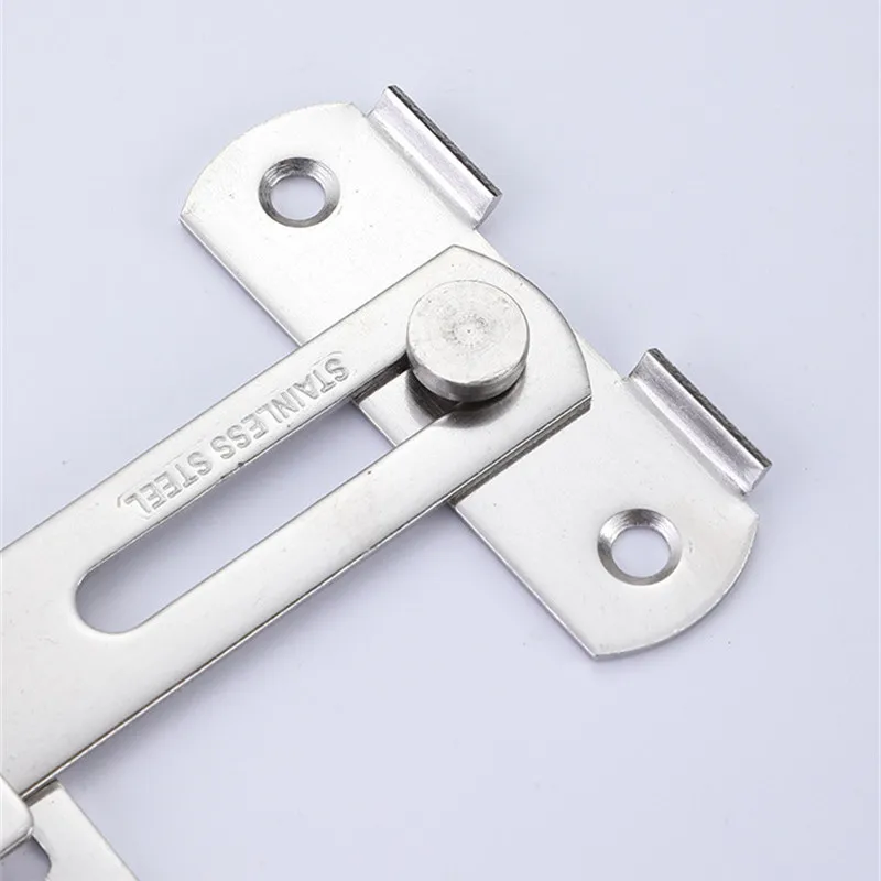 Door Latch Sliding Door Latch Door Lock Latch Cabinet Locks Stainless Steel Door Lock Door Latch Bolt Toggle Latch Sliding Barn Bolt Iron Right Angle Barn Lock Hardware Accessories