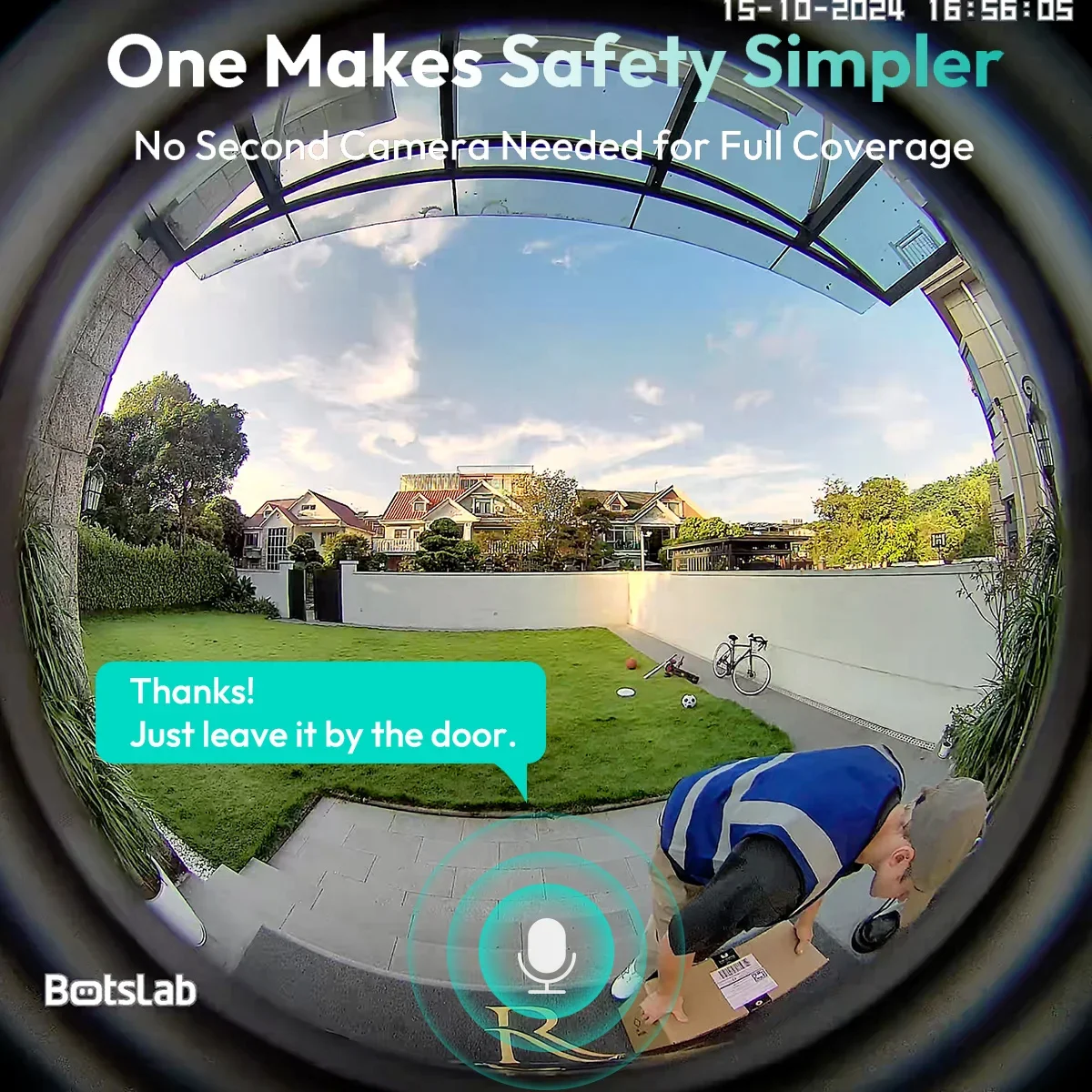 Doorbell Camera Wireless, WiFi Video Doorbell With Chime, 2 Way Audio, AI Smart Human Detection, Night Vision, Cloud Storage, Real Time Alert For Home
