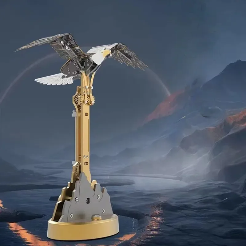 

Набор металлических 3d-пазлов «бионический Орел», сборная игрушка «сделай сам», механическая сборка, трансмиссия из нержавеющей стали, игрушки для взрослых и подростков