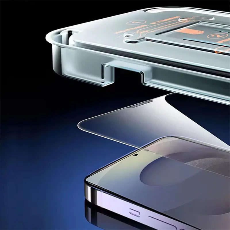 3PCS Dust-Free Tempered Glass Screen Protector with Oleophobic Coating