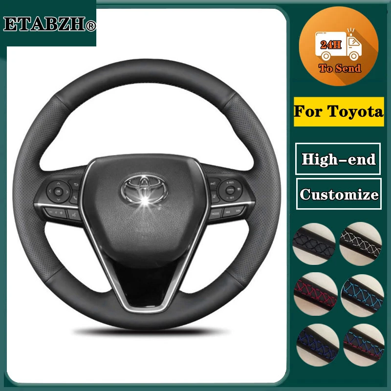 Braid Car Steering Wheel Cover For Toyota Avalon Camry Corolla 2018