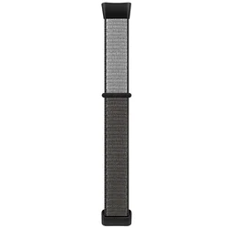 Adjustable Nylon Sport Loop Wristband - Comfortable Replacement Strap for Fitness Trackers (Iron aim grey)