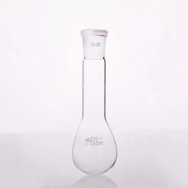 

SHUNIU Nitrogen flask 50mL,Kelvin flask with ground mouth 24/29,Fixed nitrogen flask,Long neck flask with ordinary mouth