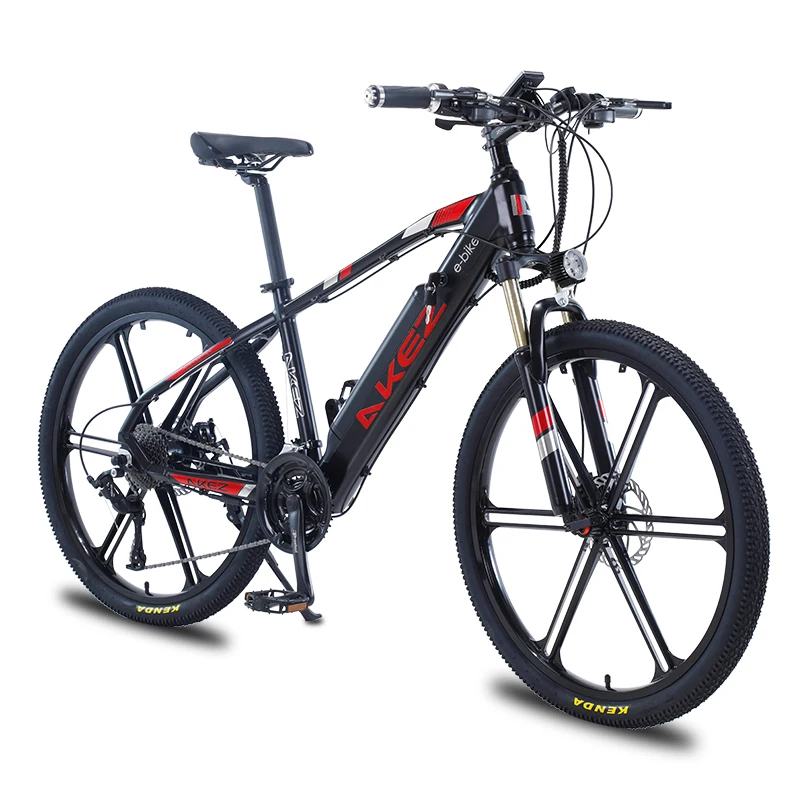 電動アシスト自転車 アルミ26インチ Akez-26インチ軽量電動自転車アルミ合金フレーム、350ワット
