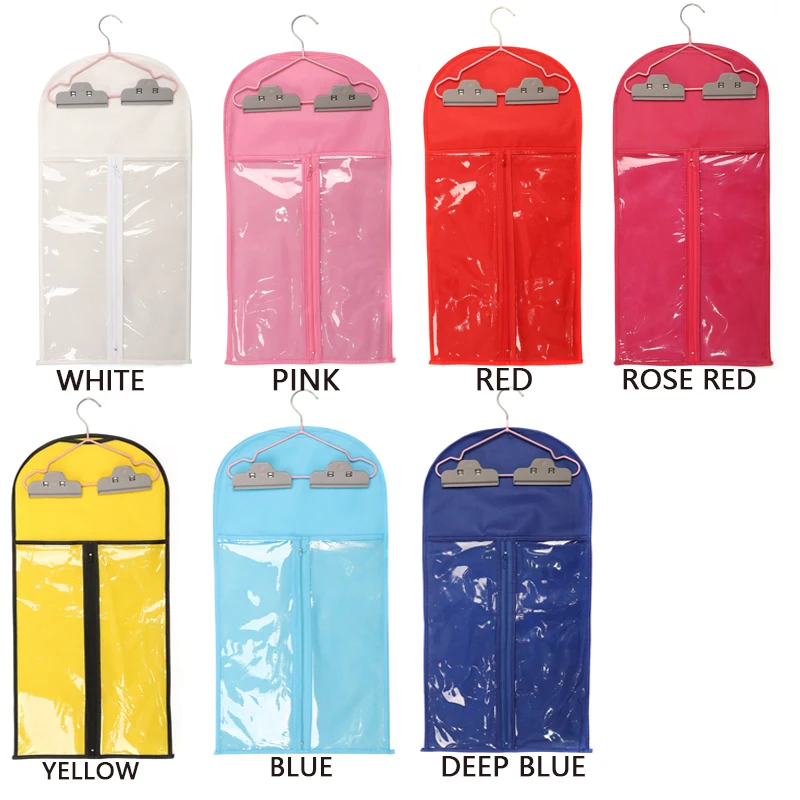 1Set Wig Storage For Multiple Wigs Hair Extension Bag With Hanger Hair Extension Holder Portable Wig Bag Prevent Dust & Moisture