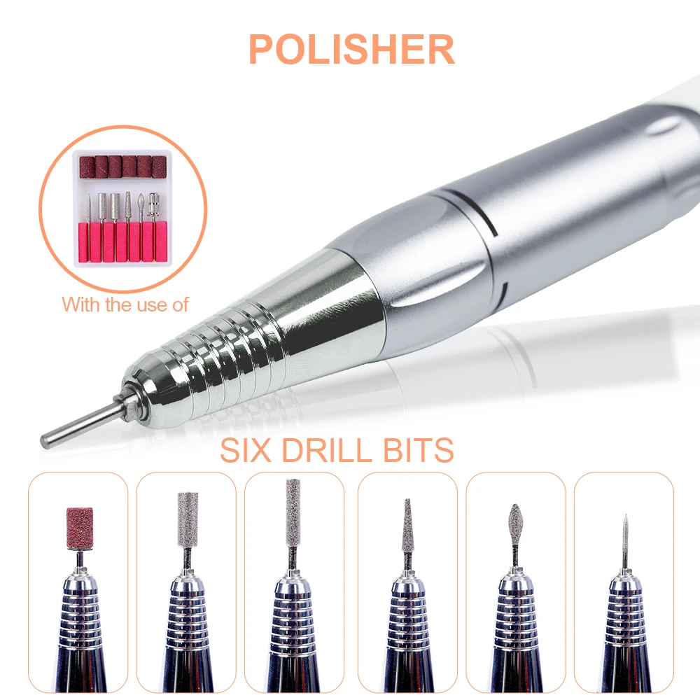 Professional Electric Nail Sander Drill Kit 35000RPM