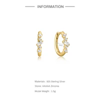 ROXI Circle Hoop Earrings for Women 18K Gold/Silver Color Geometric Crystals Party Earring Silver 925 Jewelry pendientes plata - Image 5