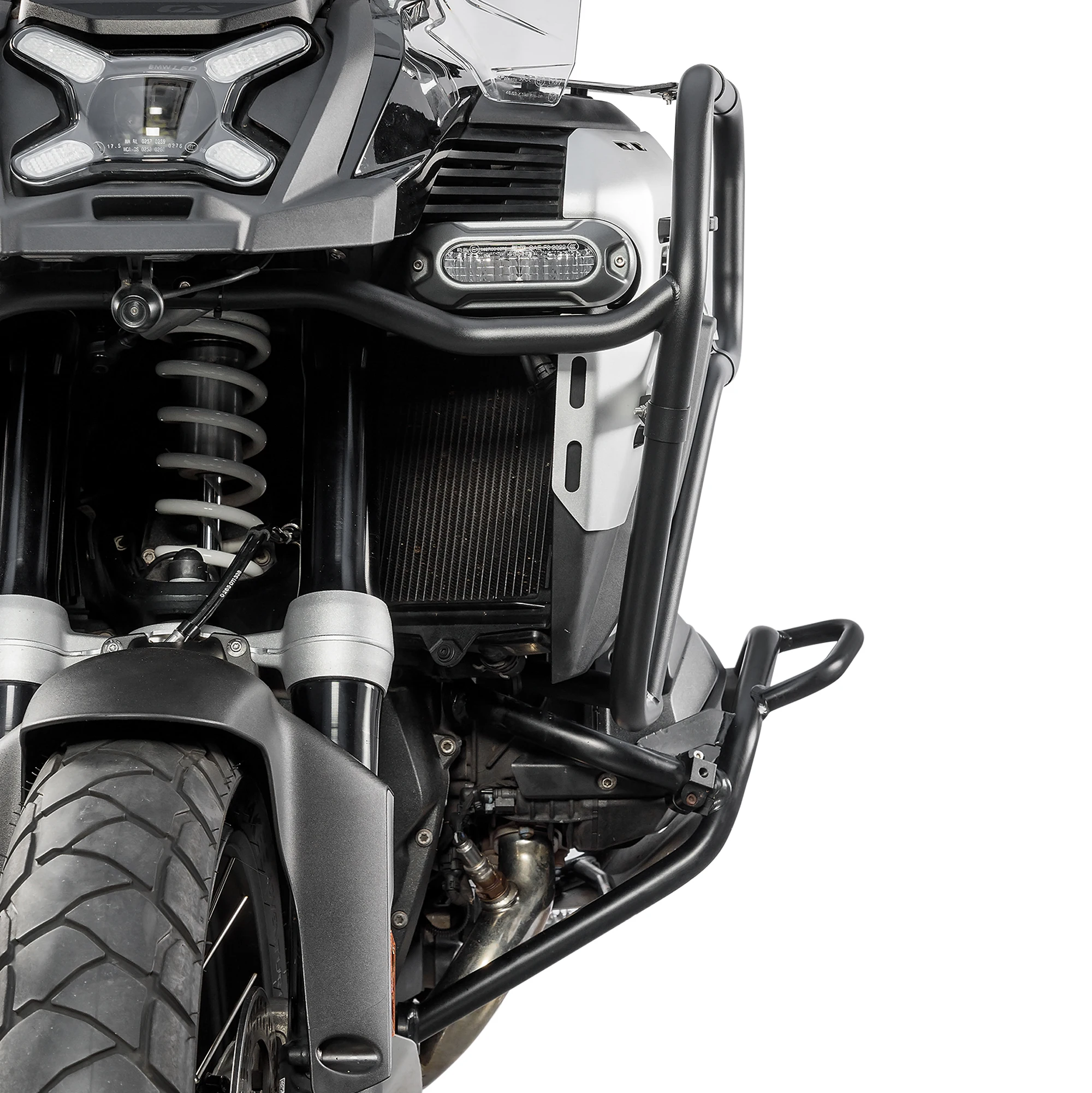 BMW R1300GS ADV 2024-2026 모터사이클 크래시 바 엔진 가드 스텁 케이지 하이웨이 범퍼 스테인리스 스틸 (ADV 모델 전용)