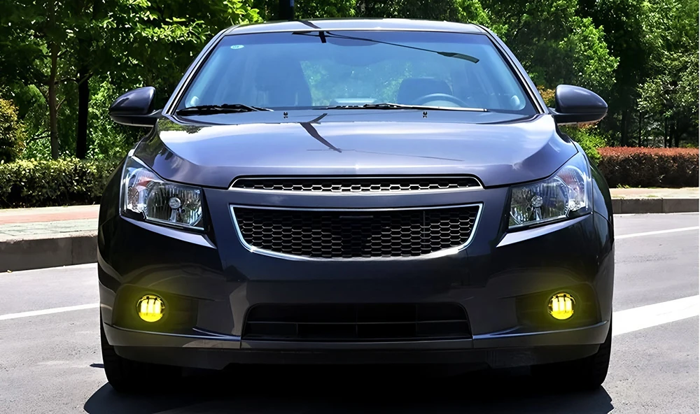 For Saturn Vue 2008 2009 2010 Upgrade Led Fog Light Assembly 40W Car PTF DRL Daytime Running Driving Lamp White / Yellow Pair detail image 7