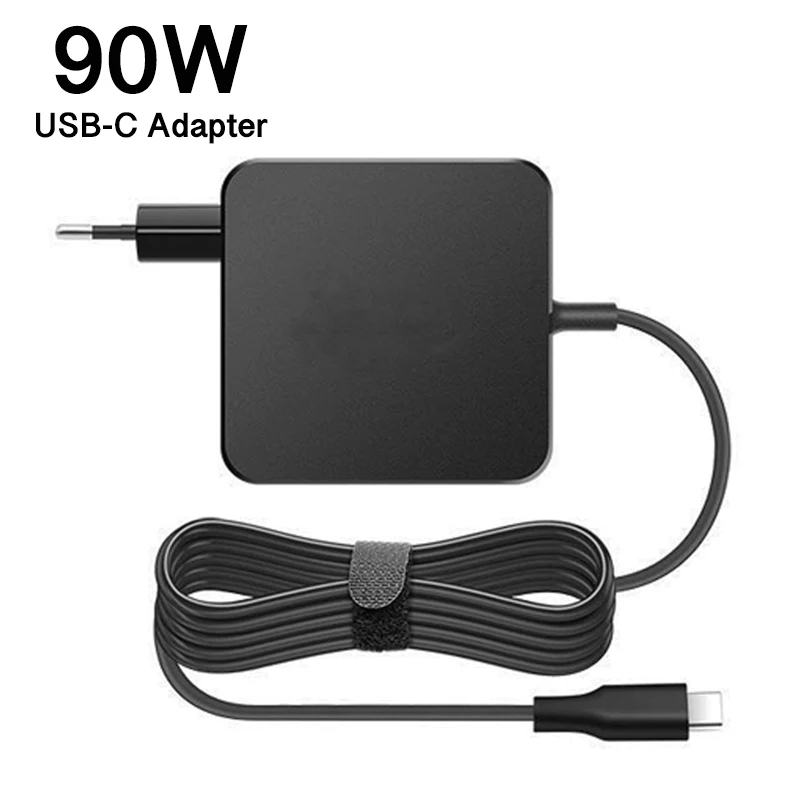 90W USB C laptop charger Type C Power Delivery PD Wall Charger 87W for MacBook Pro Air HP Dell ASUS Lenovo Ipad Pro EU Plug