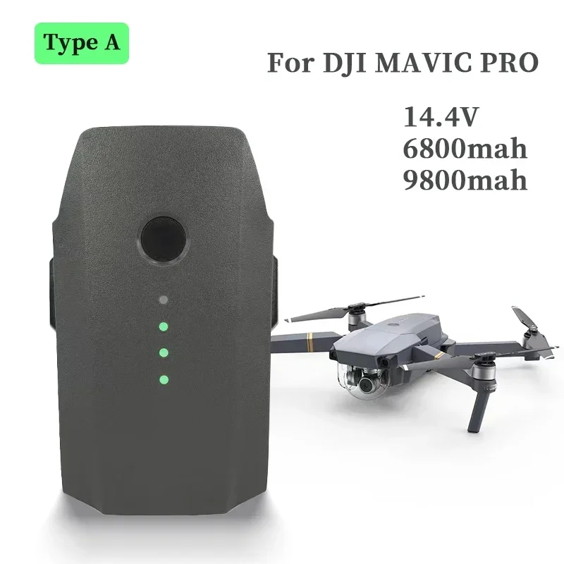 

100% brand new for DJI Mavic Pro Battery Max 27-min Flights Time 9800mAh For Mavic Pro Drone Intelligent Flight Batteries