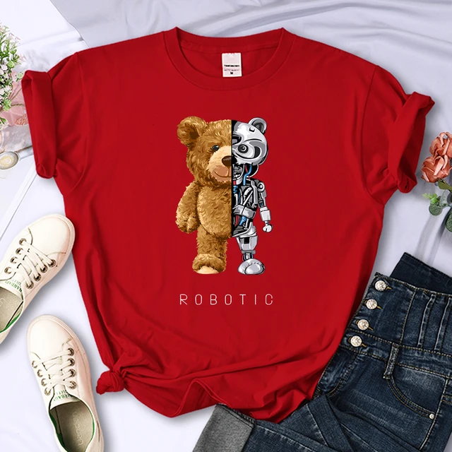 Camiseta Robotic Oso Peluche Robot —