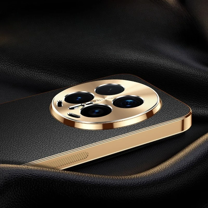 Honor Magic 8 PU Leather Plating Shockproof Lichee Pattern Case