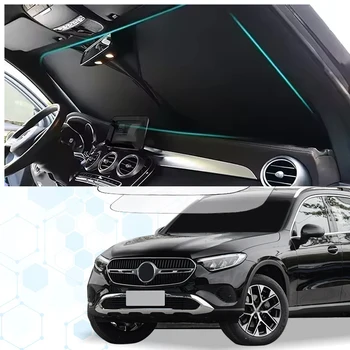 Windshield Sun Shade For Mercedes Benz GLC X253 X254 Sunshade Sun Visor Protector Foldable Blocks UV Rays Keep Your Car Cooler 1