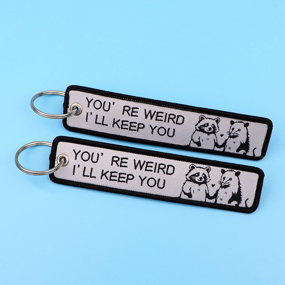 Spanish quotes keychain for motorcycle autism key chain for women men gifts and cars embroidery key tags funny jewelry gift