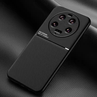 For Xiaomi Mi 13 Ultra Case Car Magnetic Holder Leather Phone Cases For Xiaomi Mi13 Ultra mi 13ultra Shockproof Back Cover 1
