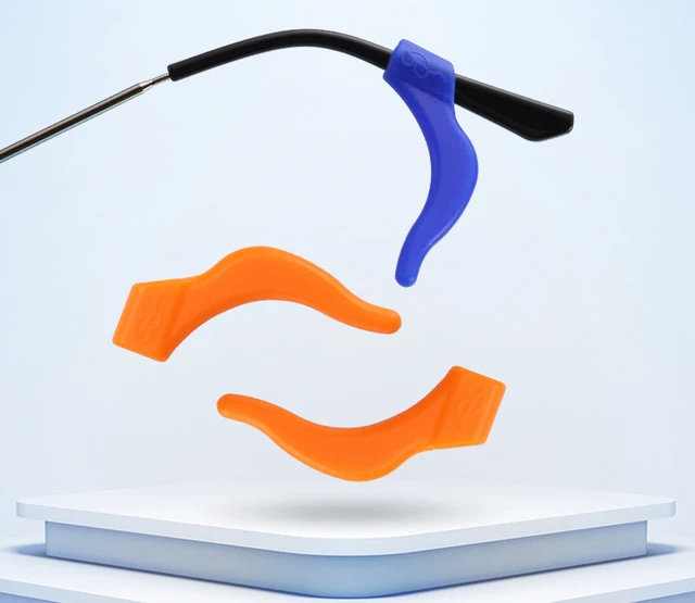 200 stücke ovale Silikon brille Brille Anti-Rutsch-Ohr haken